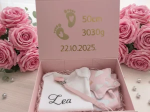 Poklon set za rođenje bebe | Roza I standard