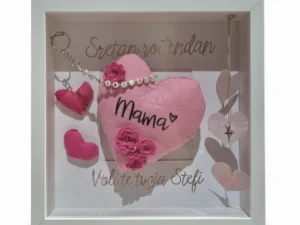 Personaliziran 3D okvir poklon za rođendan