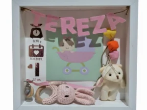 Personaliziran 3D okvir poklon za rođenje bebe