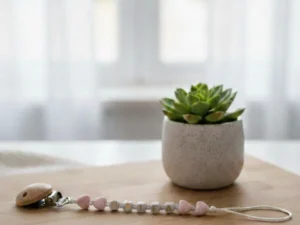 Držač za dudu | Pink hearts