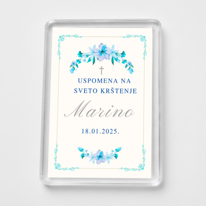 Personalizirani magneti kao zahvalnice ljiljan plava