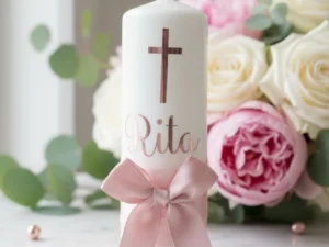 Personalizirana svijeća s imenom | Roza