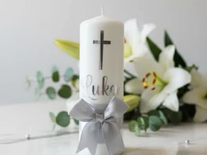 Personalizirana svijeća s imenom | Srebro